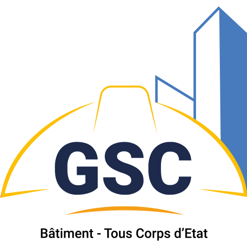 Logo GSC - entreprise générale de batiment tous corps d'état
